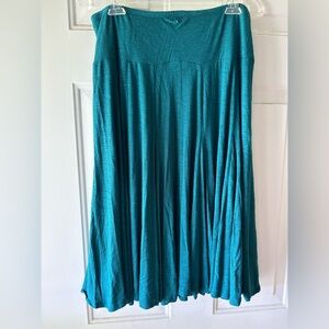 Coldwater Creek Teal Skirt in Large